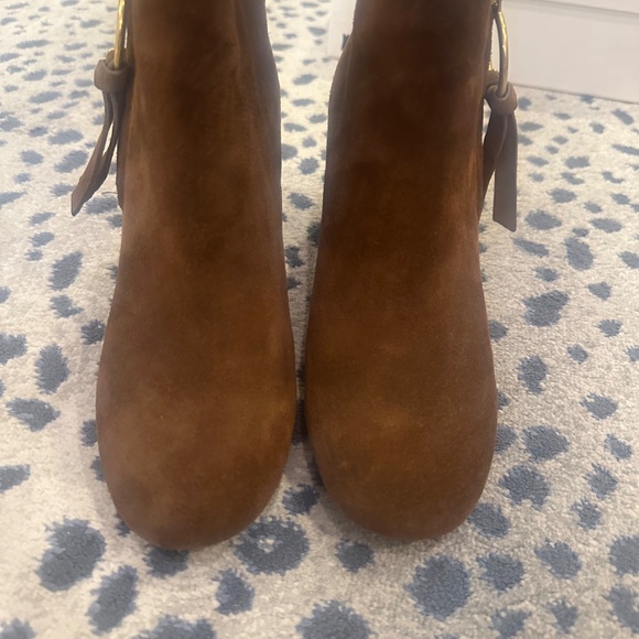 See by Chloe Brown Suede Medium Louise Ankle Boots - Picture 4 of 9